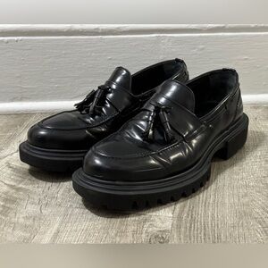 Allsaints Vine Loafer - Lug Sole with Tassle - size 45/ 12US